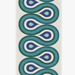 Jonathan Adler Milano Peacock Runner w/ pad